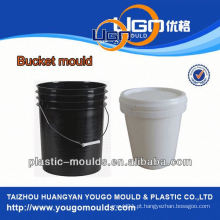 Fábrica de moldes de balde industrial / novo molde de plástico de balde de design no molde de balde de injeção de China